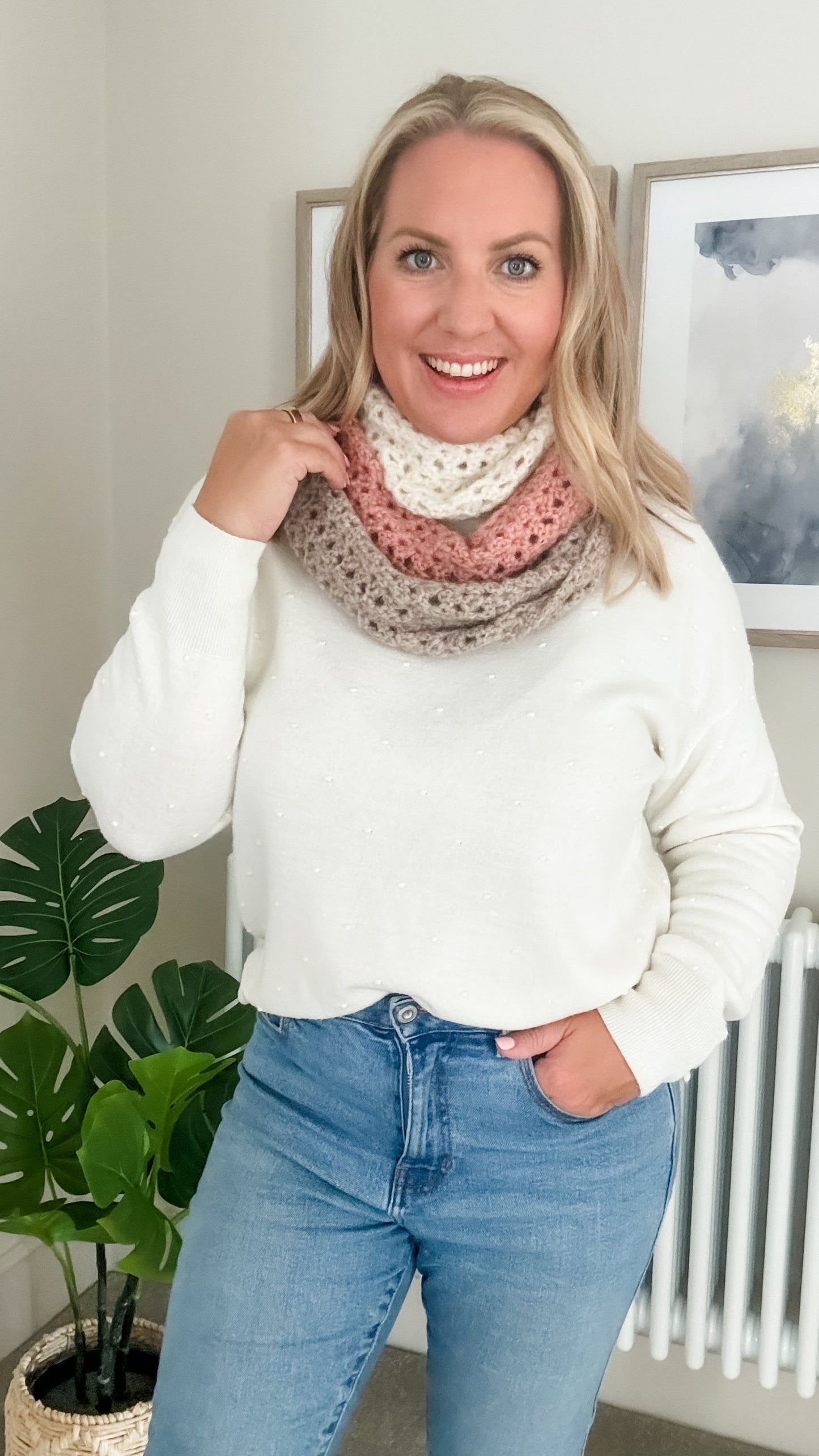 Dahlia Infinty Scarf